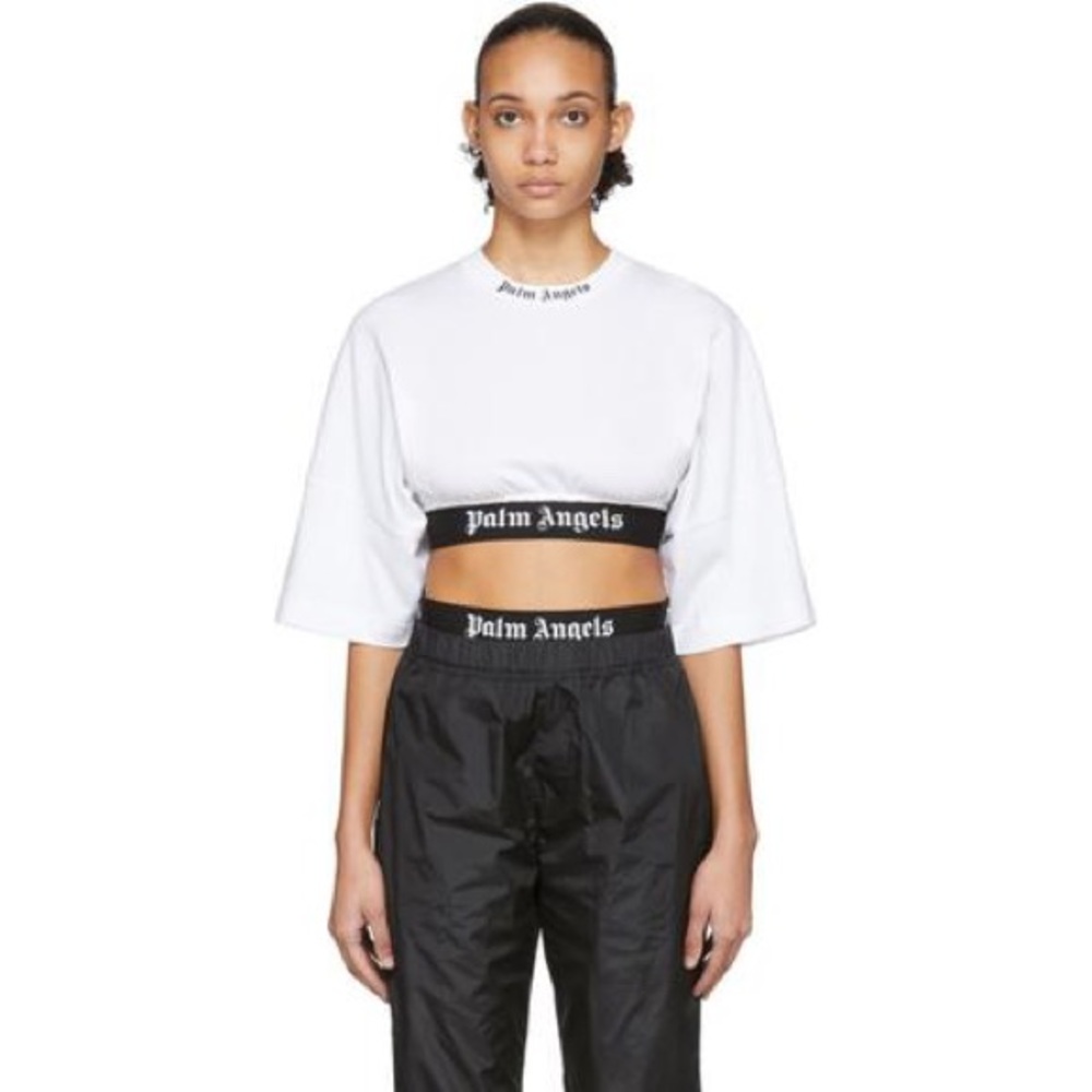 ‼️ISO‼️Palm angels crop t shirt size S or M‼️